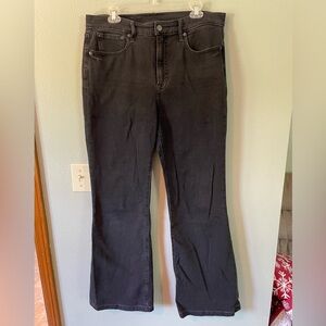 GAP black 70s flare jeans size 32